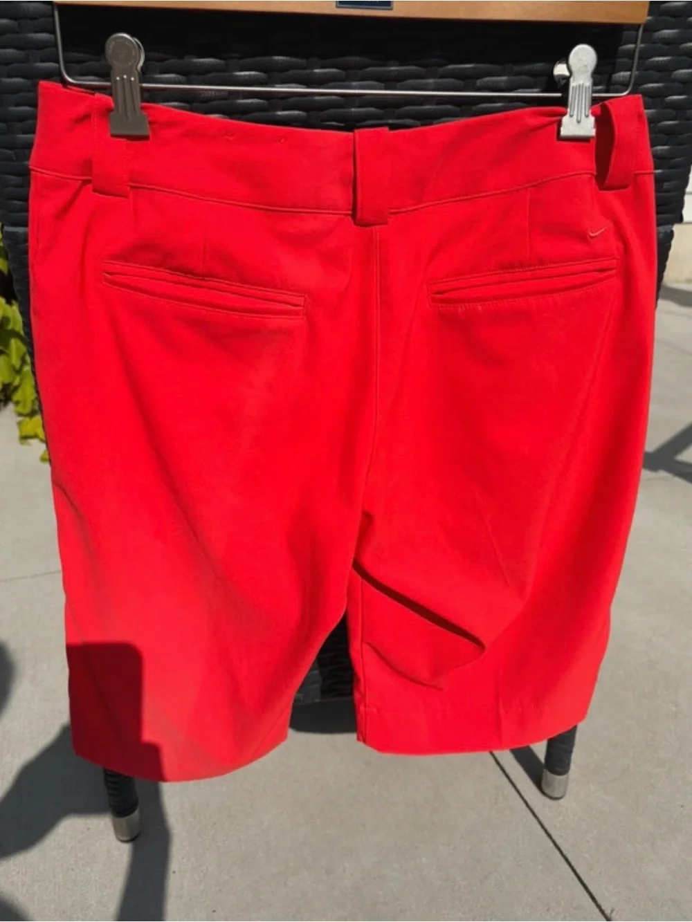 Women’s Nike Golf Bermuda Bright Red Orange Shorts- Size 4